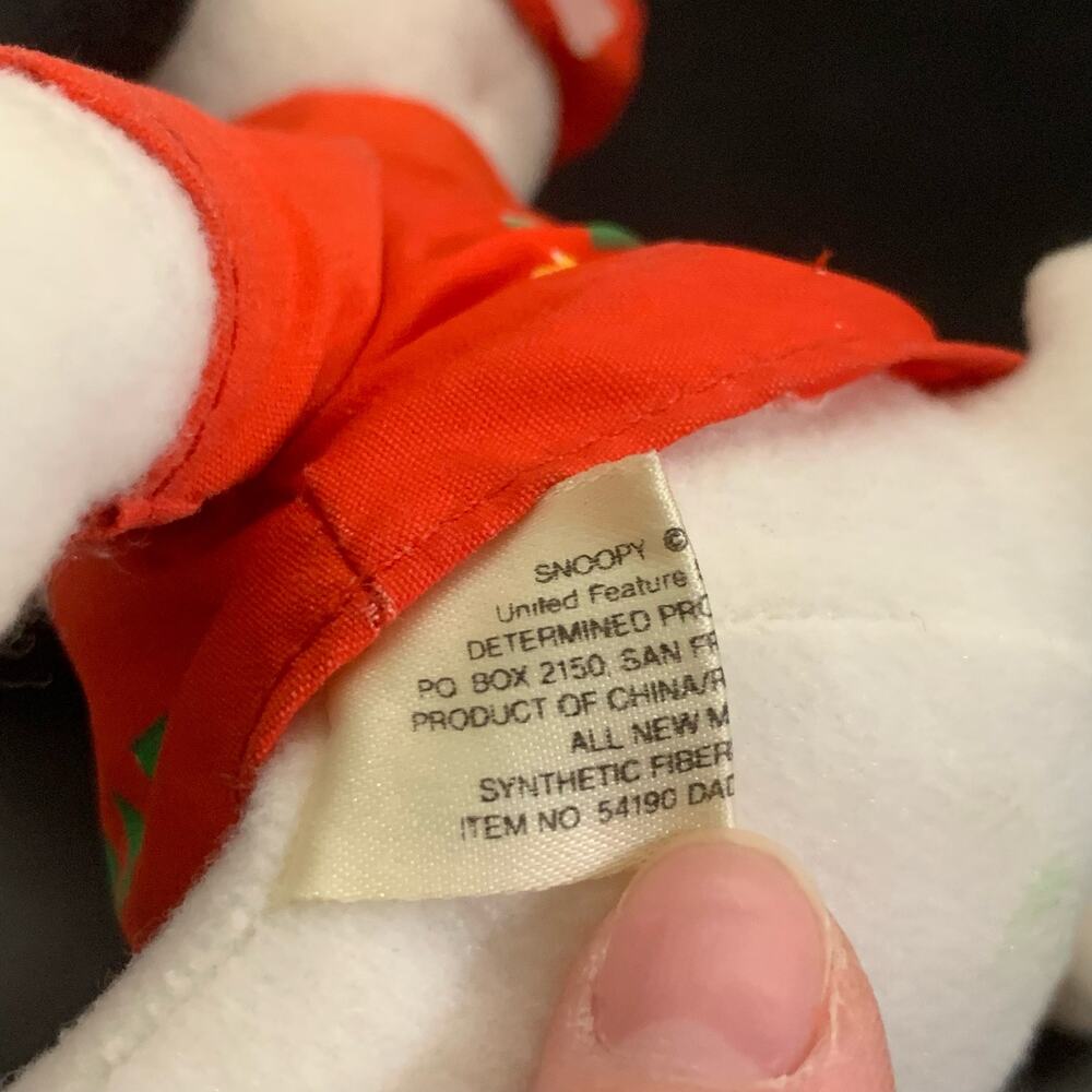 Rare 1968 Snoopy Peanuts Stuffed Plush
Item No 54190 Dad You’re A Sport - Picture 10 of 15